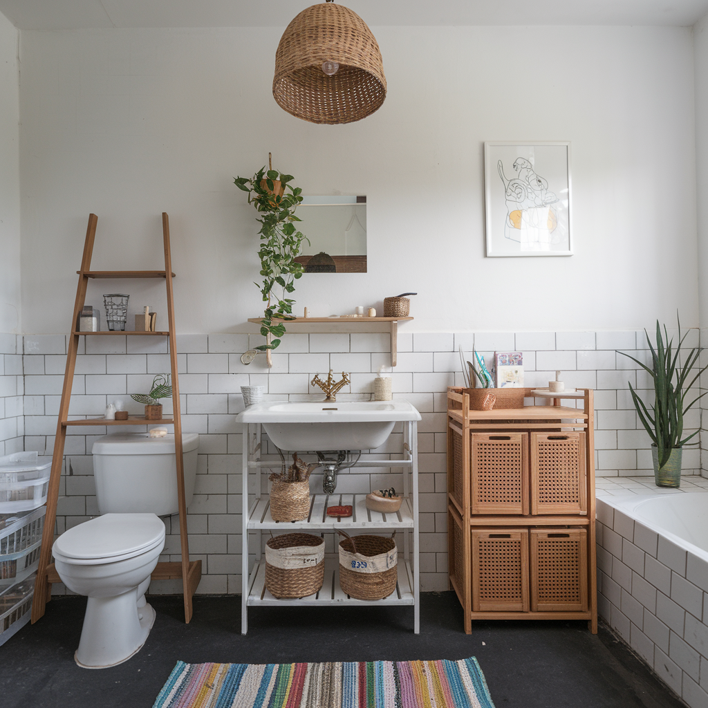 ideas para organizar tu baño con manualidades caseras